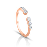 Sparkle Curve ring