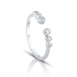 Sparkle Curve ring