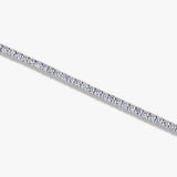 3.82 TCW Round Diamond White Gold Tennis Bracelet