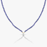 25 Pointer Heart Blue Tanzanite Necklace / Bracelet