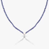 25 Pointer Heart Blue Tanzanite Necklace / Bracelet