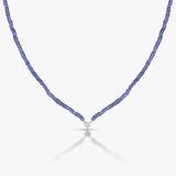25 Pointer Heart Blue Tanzanite Necklace / Bracelet