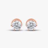 3.0 TCW Round Diamond Studs