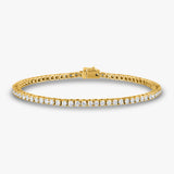 Yellow Gold Tennis Bracelet