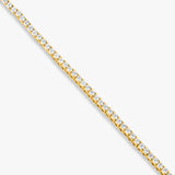 Yellow Gold Tennis Bracelet