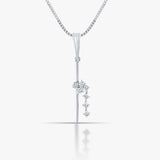 Initial H Vertical Bar Pendant