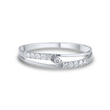 Curved Diamond Band