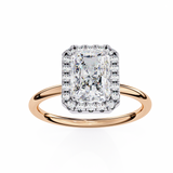 Halo 1.80 ct Radiant Diamond Ring
