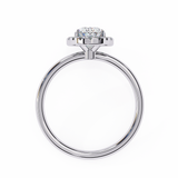 Halo 1.10 ct Oval Diamond Ring
