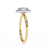 Halo 1.10 ct Oval Diamond Ring