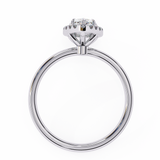 Halo 1.2 ct Pear Diamond Ring