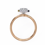 Halo 1.67 ct Emerald Diamond Ring