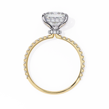 2.28 ct Princess Diamond with Side Diamond Ring