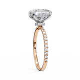 2.28 ct Princess Diamond with Side Diamond Ring