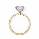 Hidden Halo 2.28 ct with Side Diamond Ring