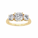 Cushion Trio Ring