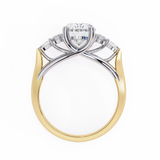 2.00 ct Oval and Round Diamond Ring