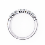 0.52 TCW Round Half Eternity Band