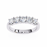 1.03 TCW Round Diamond Ring