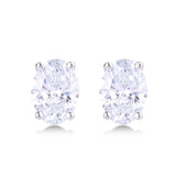 2.2 TCW Oval Diamond Studs