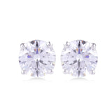 3.0 TCW Round Diamond Studs