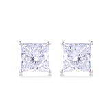 2.05 TCW Princess Cut  Diamond Studs