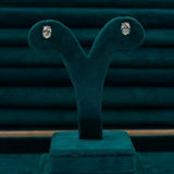 2.2 TCW Oval Diamond Studs