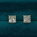6.48 TCW Princess Diamond Studs