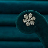 Elegant Flower Pear Diamond Studs 2.0
