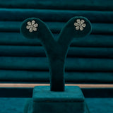 Elegant Flower Pear Diamond Studs 2.0