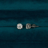 3.0 TCW Round Diamond Studs