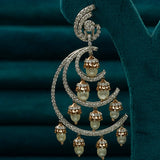 Pearl Sparkle Diamond Drops Earrings