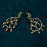 Pearl Sparkle Diamond Drops Earrings