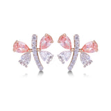 Pink Butterfly Earring