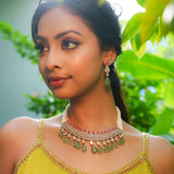 Marquise Necklace Earring