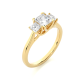 Trinity Princess Diamond Diamond Ring