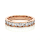 Channel Setting Round Diamond Band