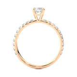 1.01 TCW Round Solitaire Ring