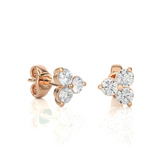 Round Flower Earring