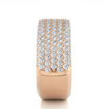Flat Pave Diamond Eternity Band