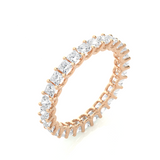 Shared U Prong Round Diamond Band