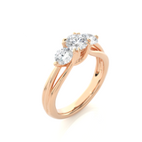 Trio Round Diamond Ring