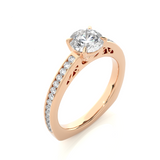 1.00 ct Vintage Solitaire Diamond Ring