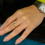 Infinite Road Pear Diamond Ring