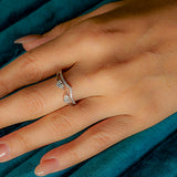 Pear Curve Ring