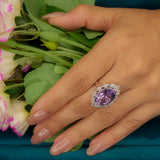 Amethyst Love Ring