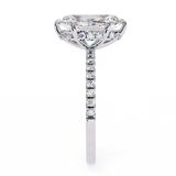 Hidden Halo 1.40 ct Marquise with Side diamond Ring