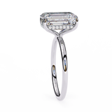 Hidden Halo 2.50 ct Radiant cut Diamond Ring