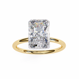 Hidden Halo 2.50 ct Radiant cut Diamond Ring
