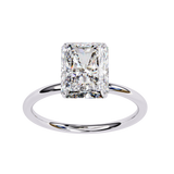 3.03 ct Radiant Solitaire Ring